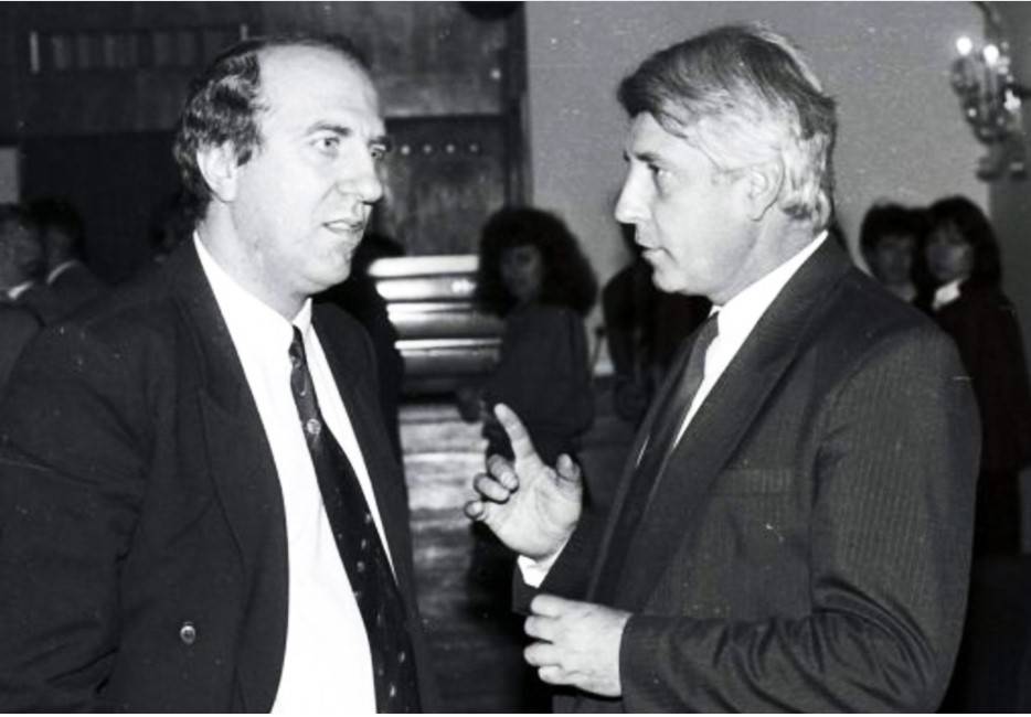 Александър Томов и Димитър Йончев в началото на 90-те